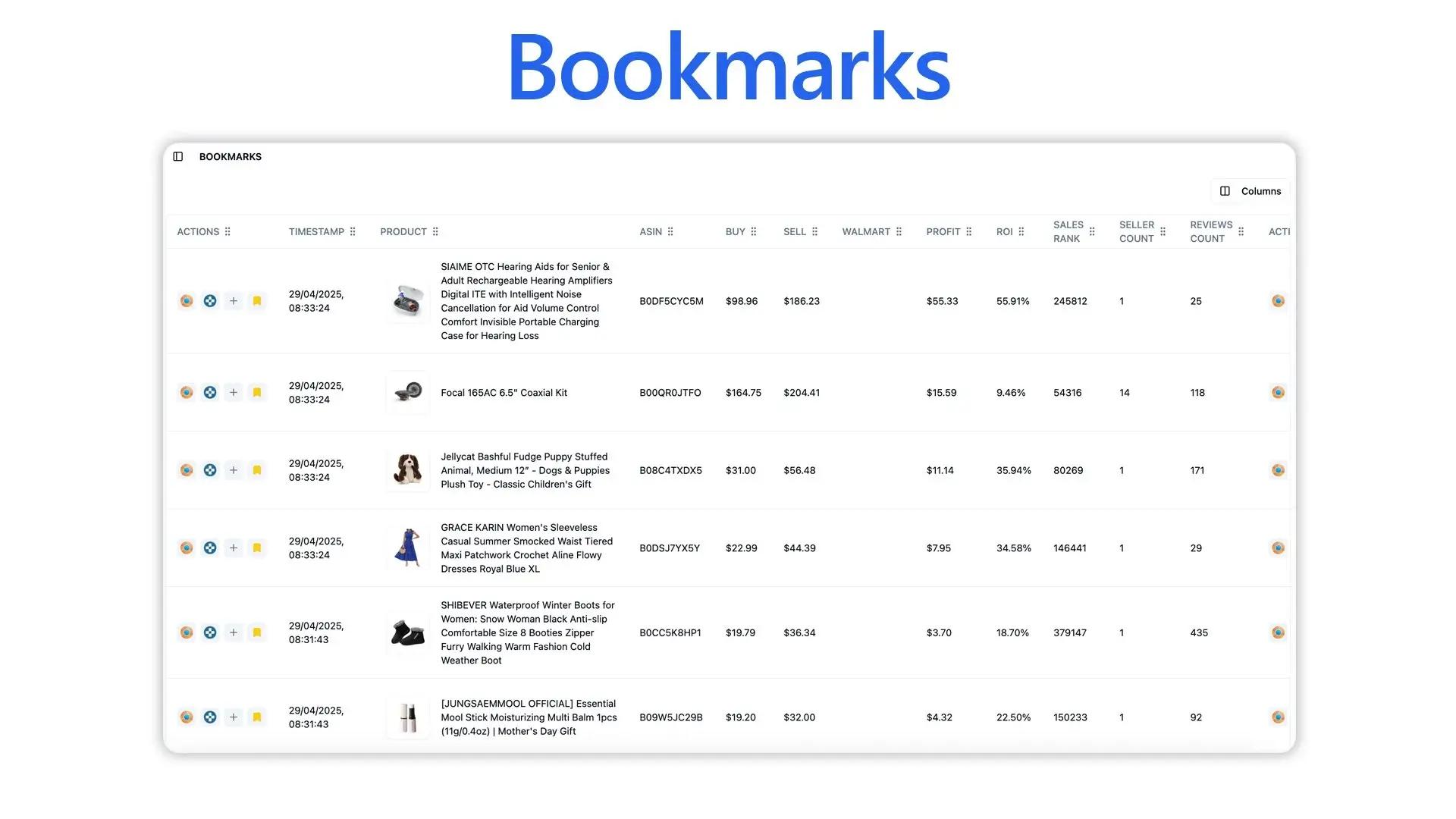 Bookmarks